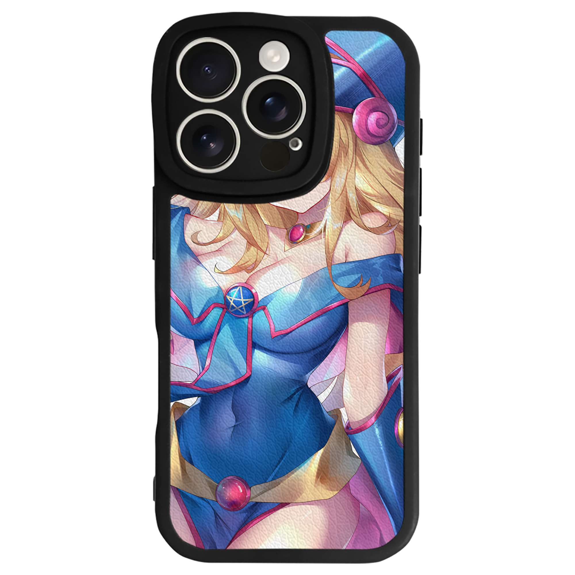 （画像用） 遊☆戯☆王 Yu-Gi-Oh! 【iPhone 16シリーズ対応】シリコンスマホケース（レザー調） 材質：シリコン